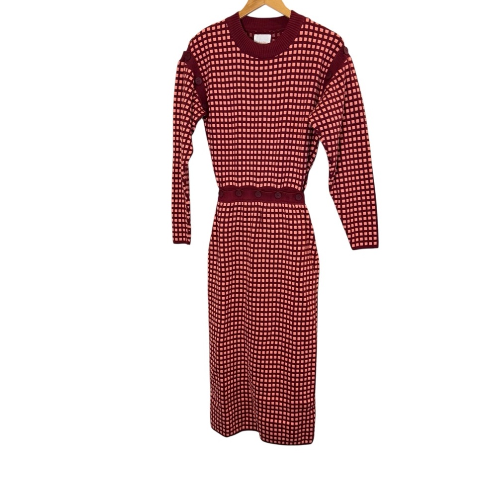 SKFK-Skunkfunk Collab Multi Purpose Convertible Red/Pink Knit Dress sz 6